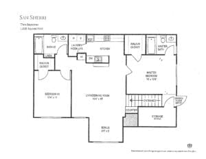 Floorplan-2-Bedroom
